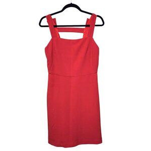 Nicole Miller Pink Coral Dress Size 6 Cut-Out Back With Bow Accents